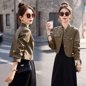 EAMT 여자코트 가죽 무스탕 아우터 숏봄 봄가을 재킷 YONG3