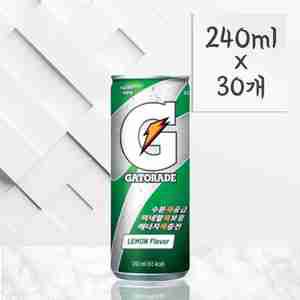 게토레이 레몬 캔 240ml 30개