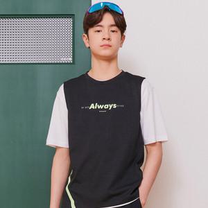 [오션스카이] [2color]남아 라인 포인트 민소매 T-shirt