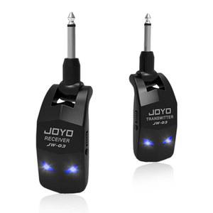 기타 베이스 전기 악기를 위한 JOYO 2.4GHz 무선 기타 시스템 4채널 충전식 오디오 무선 송신기 수신기(JW-03)