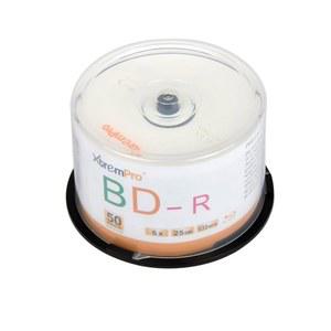 스핀들의 XtremPro Bd-R 6X 25GB 135분 블루레이 50팩 블랭크 디스크 - 11053
