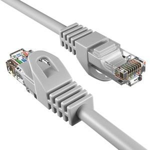 케이블 다이렉트 온라인 Cat5e 200FT 네트워크 이더넷 패치 케이블, 350Mhz 인터넷 와이어, PC, 노트북, 모뎀, 라우터, TV, 프린터 코드, 가정 및 사무실용 콘솔, 그레이
