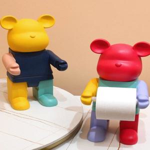 돼지 겸용 믹스 컬러 곰돌이휴지걸이 걸이 핑크골드 곰인형 저금통 브릭 네이비