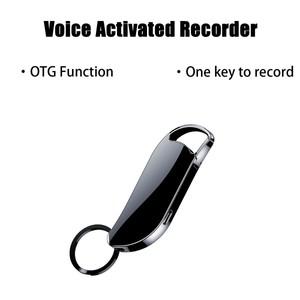 Vandlion V11 휴대용 음성 녹음기 HiFi 녹음 MP3 USB 플래시 OTG 기능 강의 및 회의용 음성 활성화 딕터폰