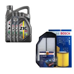 SK지크 제네시스DH G380 3.8 가솔린 지크 X7 5W30 7L SP 엔진오일세트