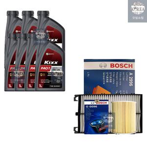 그랜저IG 2.2 디젤 킥스 PAO1 0W30 7L 엔진오일+필터 세트 0096-2996