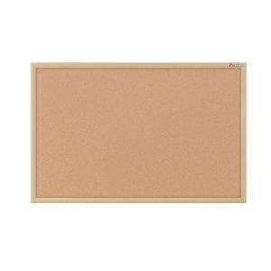 두문 코르크 보드 90X60cm 중형 콜크 게시판 벽걸이 메모 비전보드판 액자형 무늬목