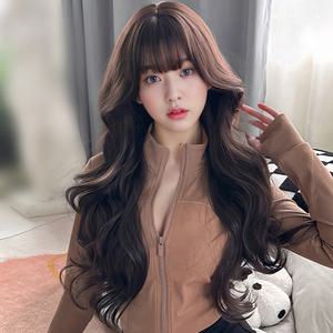 키라비 가발 여성 통가발 긴머리 웨이브 77cm KPE0395