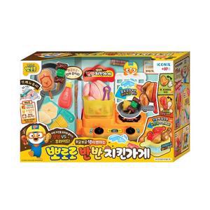 뽀롱뽀롱 뽀로로 반반 치킨 가게 놀이 세트 Pororocolorchangedeepfryerkitchenplay