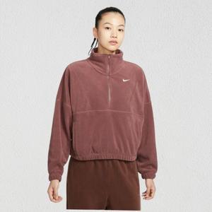 매장정품 나이키 원 여성 써마 핏 오버사이즈 하프집 플리스 탑 FV7956218 907011