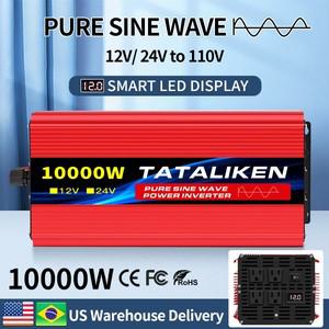 1600w-4500W 12V/24V AC 110V 60Hz  사인파 인버터 자동차 전원 변압기 전압  변환기 LED 디스플레이