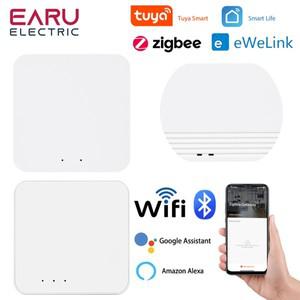 투야 스마트봇Tuya eWelink 지그비 3.0 게이트웨이 허브 블루투스 스마트 홈 무선 브리지 라이프 앱 리모컨