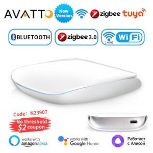 투야 스마트봇ATTO Tuya ZigBee3.0BLE 스마트 게이트웨이 허브 다중 모델 홈 브리지 무선  컨트롤러 Alexa