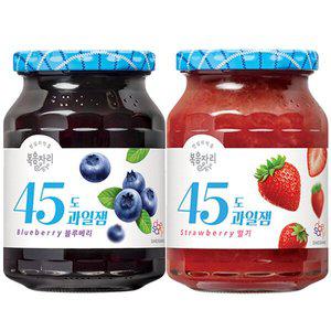 복음자리 45도 딸기잼 350g+블루베리잼 350g