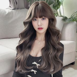 키라비 가발 여성 통가발 긴머리 웨이브 66cm KPE0447