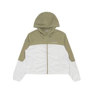 디스커버리 여성 프레시벤트 컬러블럭 크롭 바람막이 자켓 DWWJ94053BGS