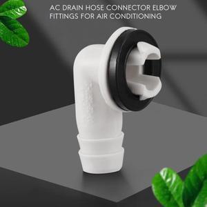 에어컨 Ac 배수 호스 커넥터 엘보 피팅 미니 분할 유닛 및 창 고무 링 포함 3/5 인치 (15mm)
