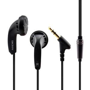 최신 YINCROW X6 이어폰 형 3.5mm 플랫 헤드 바이오 셀룰로오스 버드 iphone 호환 용 마이크가없는 HiFi 전