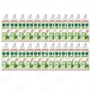코카콜라 봉봉 알로에큐브 복숭아 500ml 24개