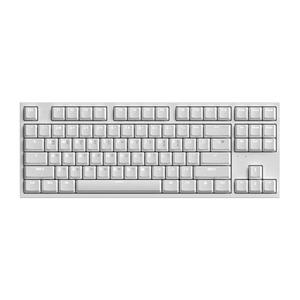 :콕스 COX CK87 SLIM LP PBT 게이밍 기계식 키보드 (화이트, 청축)