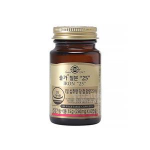 솔가 철분 25 (250mg x 60캡슐)/철분제