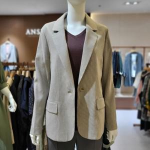 [롯데백화점]안지크 잔체크린넨혼밤재킷 AG2JK5170