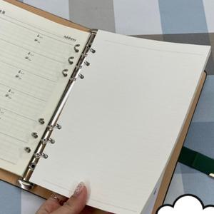 6공속지유선리필 a56공속지 줄있는내지 양면 다이어리
