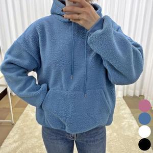 [오노마] ONM 플리스 후드티 후드 여성 티셔츠 겨울 뽀글이 포근한