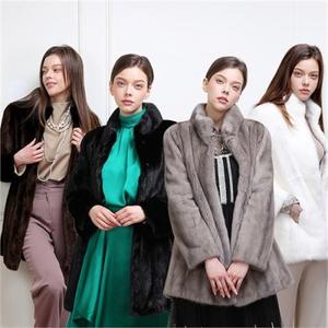 [하프클럽/노블밍크]P173-3 풀스킨 언발란스 밍크코트