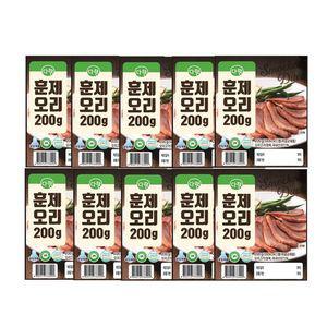 다향 훈제오리 200gX10팩