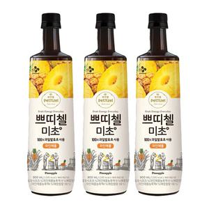 쁘띠첼 미초 파인애플, 900ML, 3개