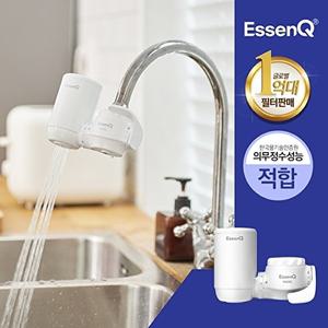 [에센큐][에센큐] 싱크수전에 바로연결 정수기 나노 코브라형 기본세트