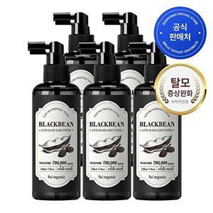 [수오가닉]수오가닉 블랙빈 맥주효모 탈모완화 카페인 헤어토닉 150ml 5개
