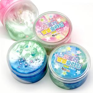 (무료배송) 오로라 별별 야광슬라임 4개/슬라임/오로라슬라임/펄슬라임/별