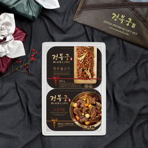[롯데백화점]경복궁 [경복궁] 소갈비찜+한우불고기 선물세트 2호 1.2kg