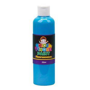 미술놀이 핑거페인트 형광색 250ml 낱색(형광파랑) (WFGNYMU)