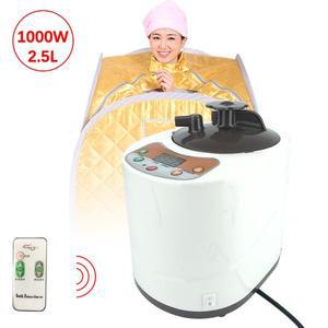 휴대용 스테인리스 스틸 사우나 증기 발생기, 스파 증기 발생기, 찜솥 기계, 1000W, 2.5L