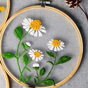 도구 수예도구 십자수 수예 프랑스자수 자수 프랑스 패키지(국화) 입체 십 DIY 취미