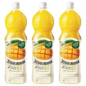 웅진 자연은 망고 주스 1.5L x  12PET