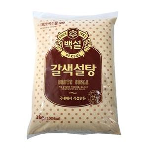 백설 갈색설탕 3kg
