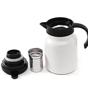 이중진공 보온주전자 900ml 화이트 차 차망 텀블러 티[YYH-WCODE]