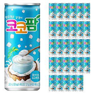[해태에이치티비]해태 코코팜 화이트요구르트 240ml x 30캔 (소비기한 25년 7월 31일)