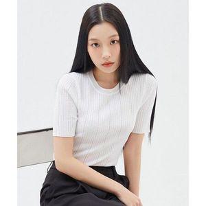 스파오 골지 반팔니트_S카라/피케 티셔츠WD24W34 251789