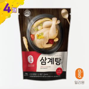 밀리원 유황 삼계탕 1kg 4개 set 별미 건강 보양식 중복 즉석조리