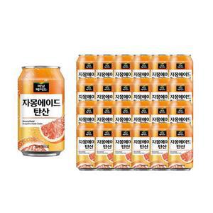 미닛메이드 자몽에이드 탄산 355ml 24캔z