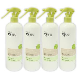 더페이스샵 보들보들 때 필링 바디 각질제거 미스트 대용량 500ml 4개