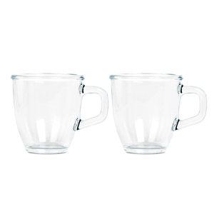 2p 세트 글라스락 강화 퓨전 머그컵 375ml (RM437) 물컵 유리컵 주스잔