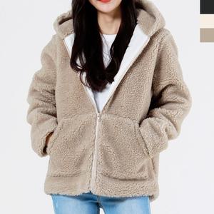 KYI 80402 여자뽀글이후드집업