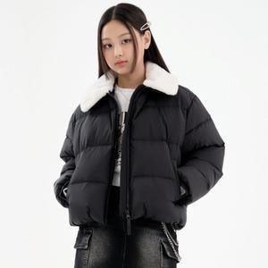 더데이걸 sh06 퍼카라 크롭   TGJP24T01