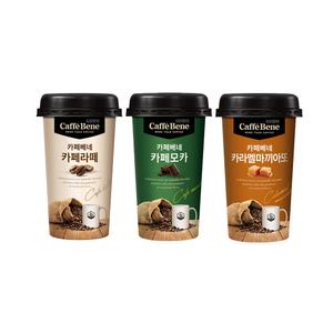 카페베네 카페라떼/카페모카/마끼아또 200ml X 10개입 3종 택1